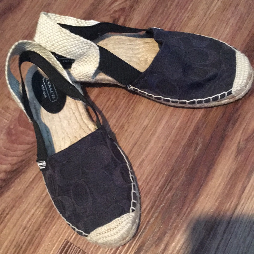 Coach Brand Espadrille Sandals